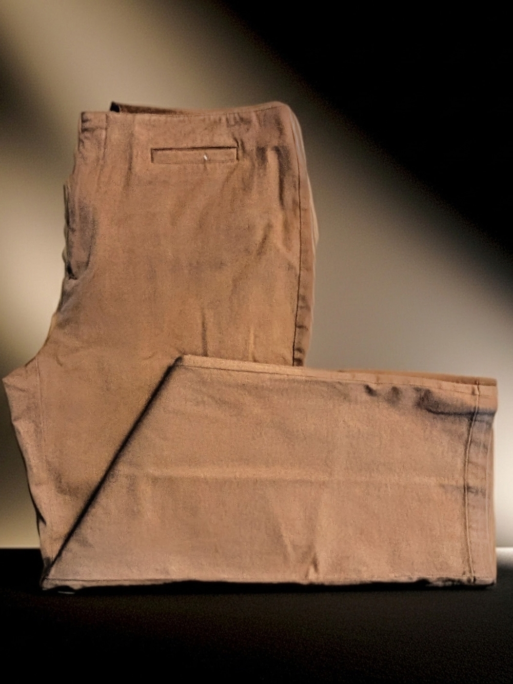 Vintage Y2K Dockers 2002 Workwear Dark Tan Stretch Straight Leg Pants Size 12s